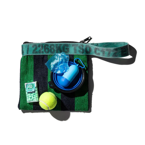 Puebco Rug Pouch / Green X Navy Blue | Drake General Store