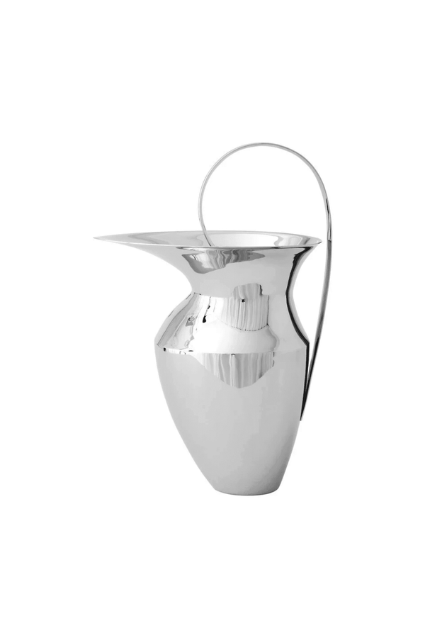 Stainless Steel Etruscan Pitcher by Audo Copenhagen Menu, side view