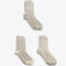 RoToTo Recycled Cotton/Wool Socks - Gray/Off White | Drake General Store