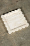 Scalloped Travertine Tray