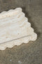 Scalloped Travertine Tray