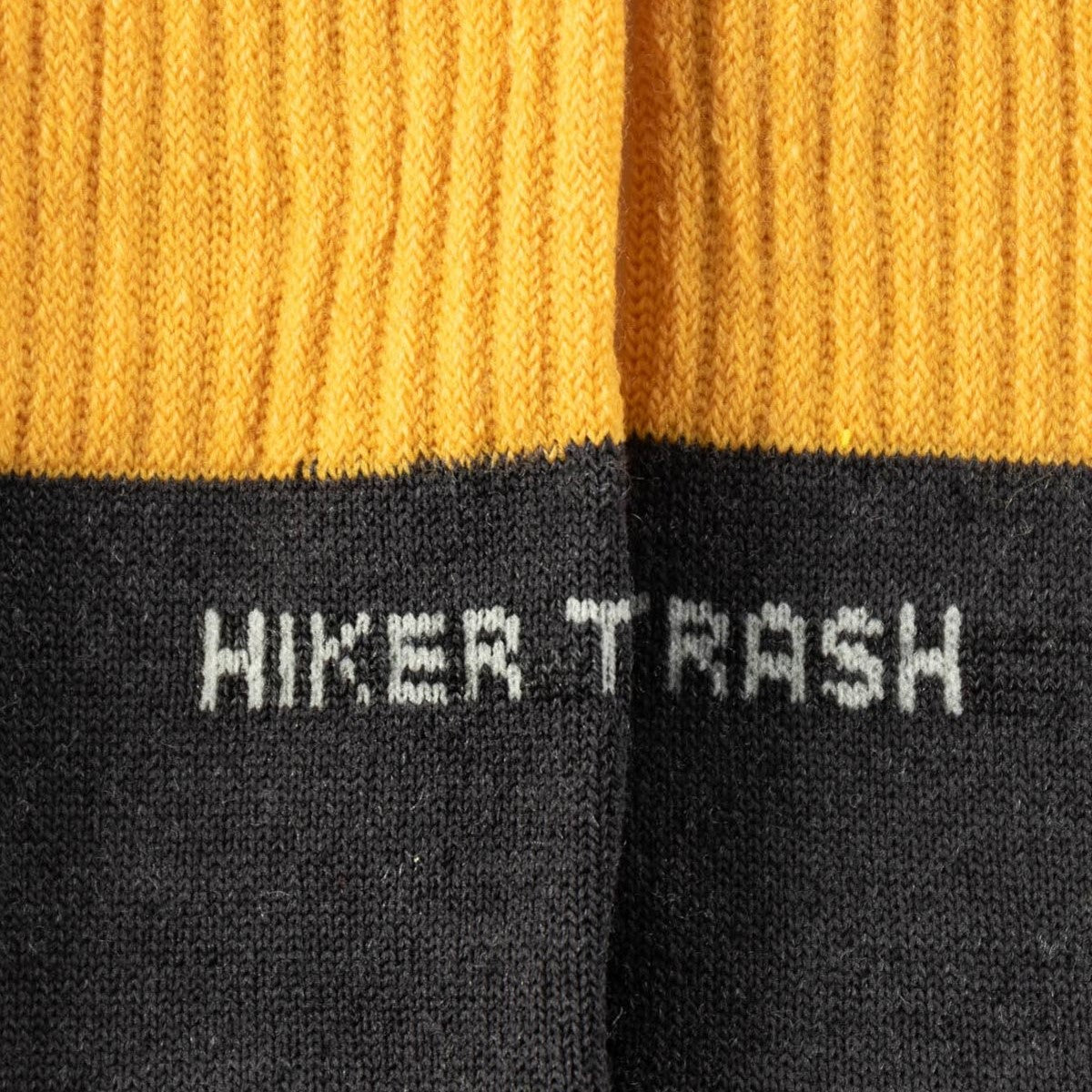 Hiker Trash - Zero Day Socks - Yellow/Charcoal/Blue