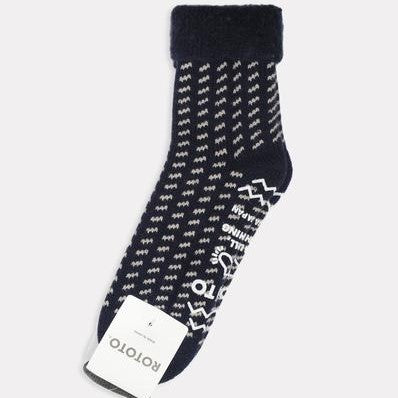 Comfy Room Socks "Bird's Eye" - Green