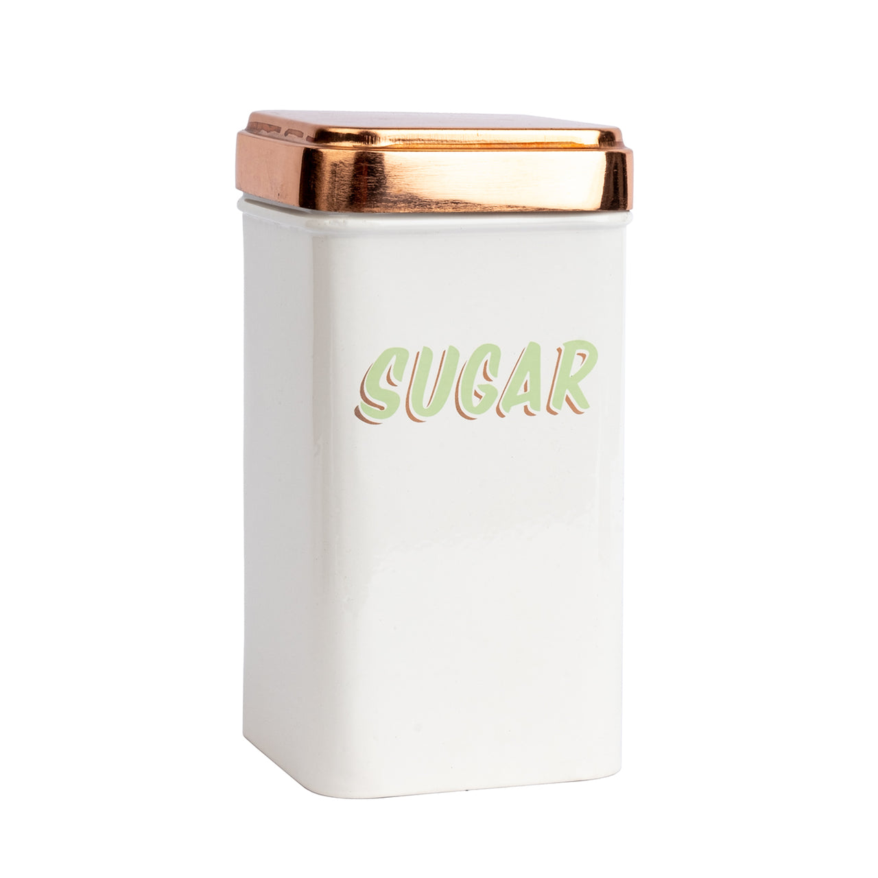 Copper Top Tin Canister - SUGAR