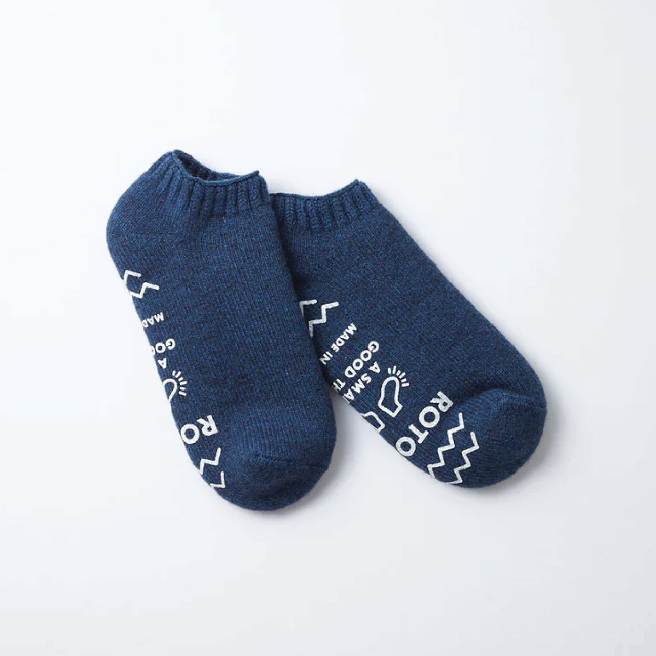 Pile Sock / Slipper - Indigo