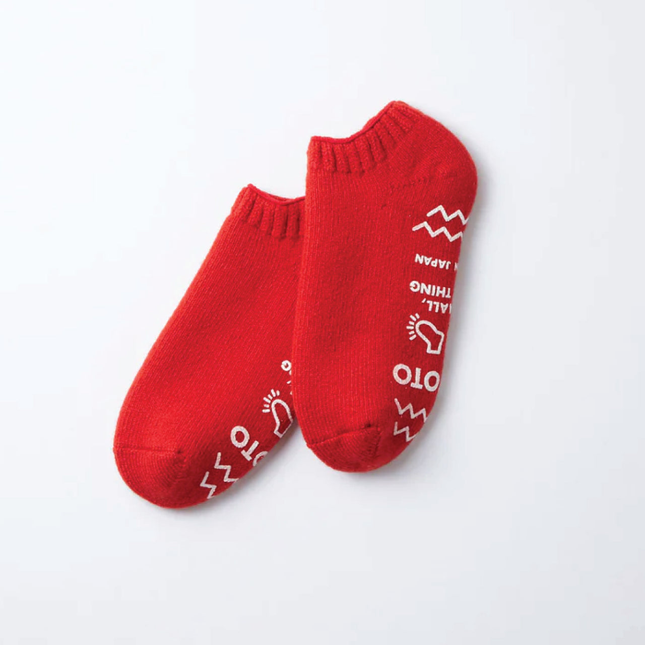 Pile Sock / Slipper - Red