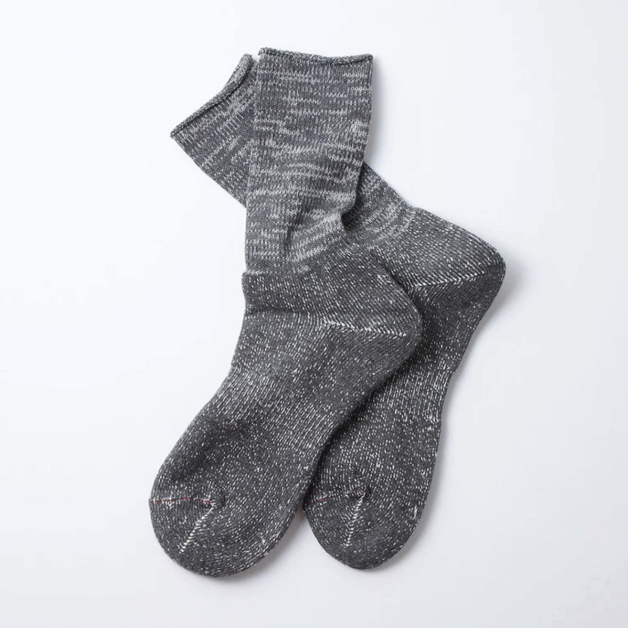 Washi Pile Crew Socks - Dark Grey