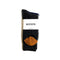 Woolen Half & Half Socks - Charcoal/Black