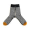 Woolen Half & Half Socks - Charcoal/Black